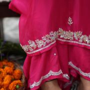 Ombre pink sharara set