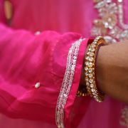 Ombre pink sharara set