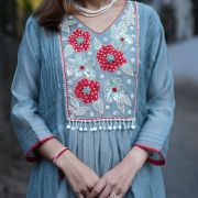 Premium Mul Chanderi suit