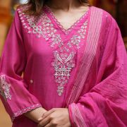 Premium Mul Chanderi suit