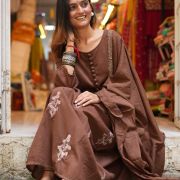 Brown Shade Three Piece Suit