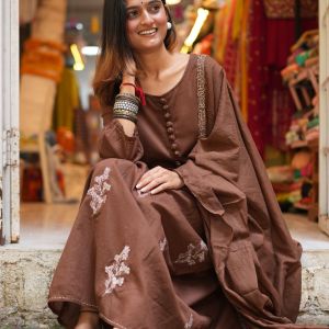 Brown Shade Three Piece Suit