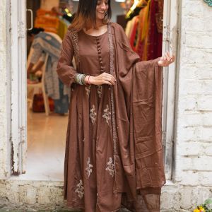 Brown Shade Three Piece Suit