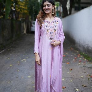 Dola Silk Suit Set