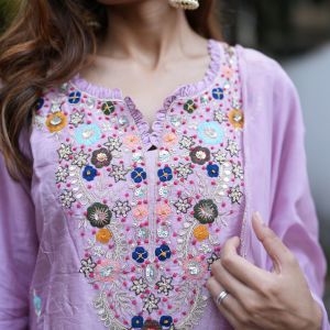Dola Silk Suit Set