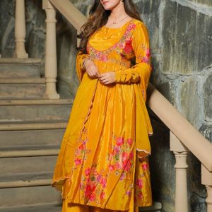 Crepe Sharara Set
