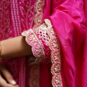 Silk Bandhani Kurta