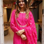 Stunning hot pink suit set